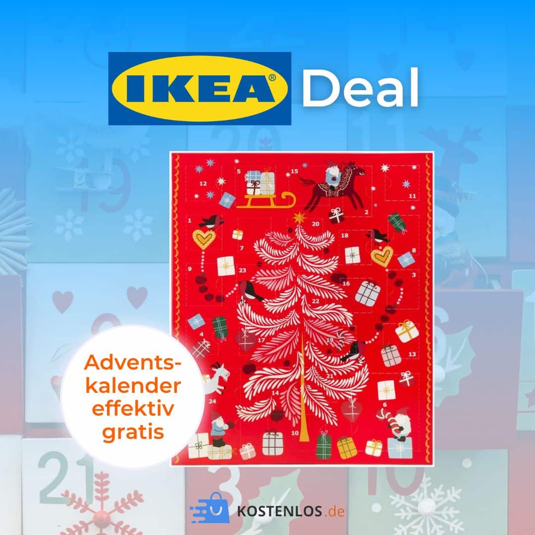 2x IKEA Adventskalender effektiv gratis & Chance auf 1.000€ Gutschein
