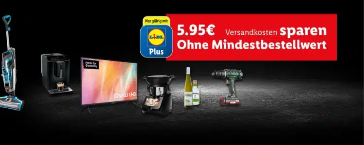 Lidl Online-Shop gratis Versand Black Week