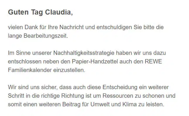 REWE Kalender 2024