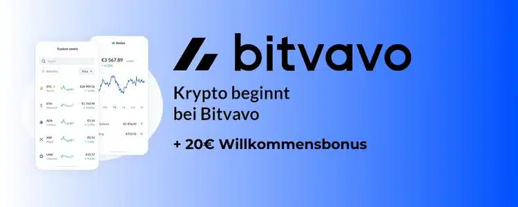 Bitvavo Willkommensbonus