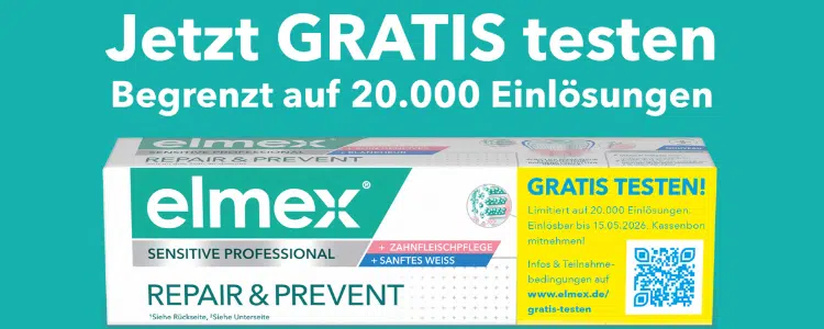 Elmex gratis testen