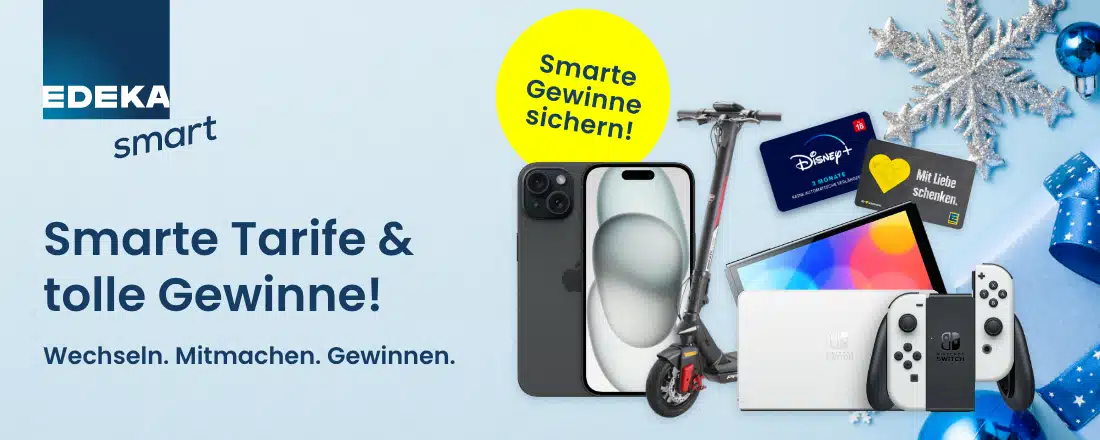 EDEKA smart Weihnachtsgewinnspiel