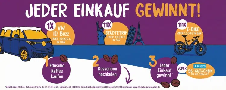 Eduscho Glückscode-Gewinnspiel