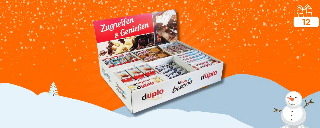 Ferrero-Box an Tag 12 gewinnen