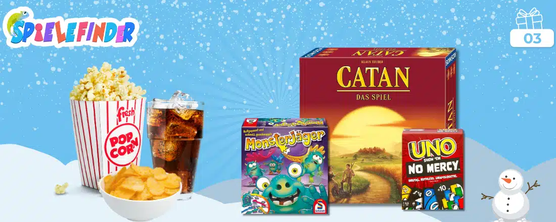 Spielepaket hinter Türchen 3