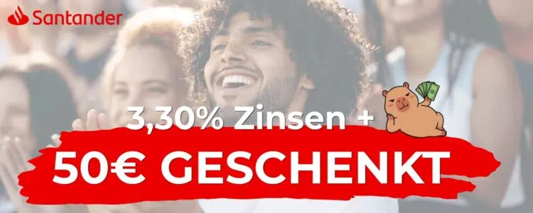 Santander Tagesgeld-Konto; Bonus-Deal