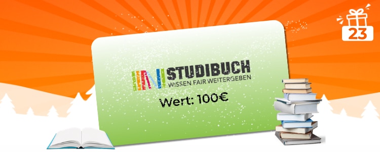 100€ Studibuch-Gutschein gewinnen