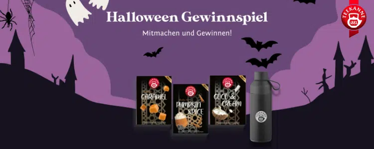 Halloween Gewinnspiel von Teekanne