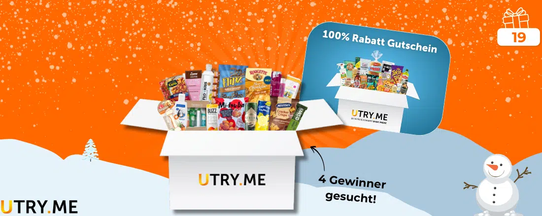 UTRY.ME-Gutscheine im Adventskalender
