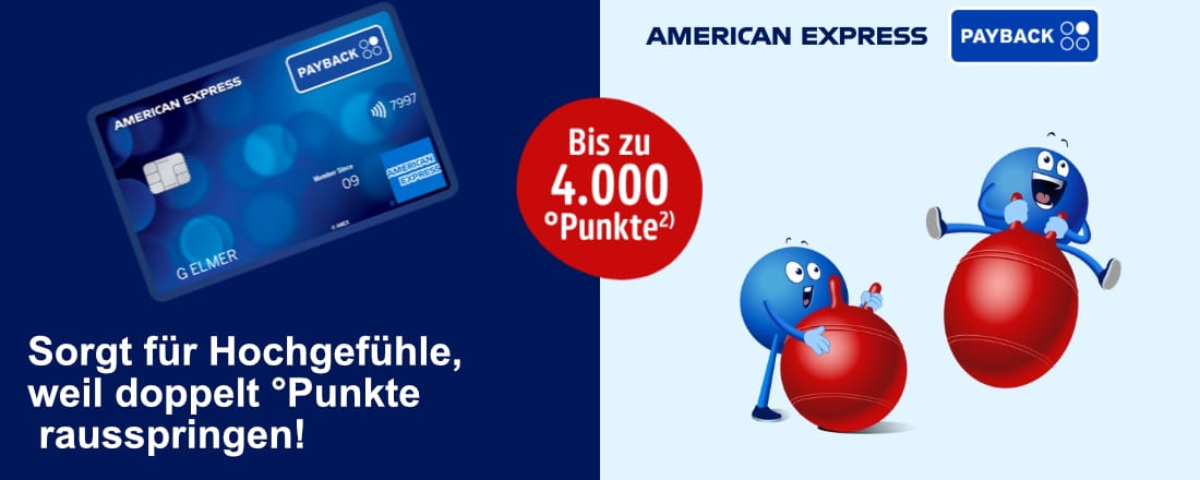 AMEX Payback; 4.000 Punkte extra