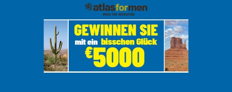 Atlas For Men verlost 5.000 Euro