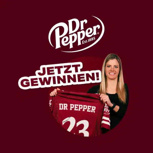 Dr. PepperGewinnspiel Chance auf signiertes Trikot
