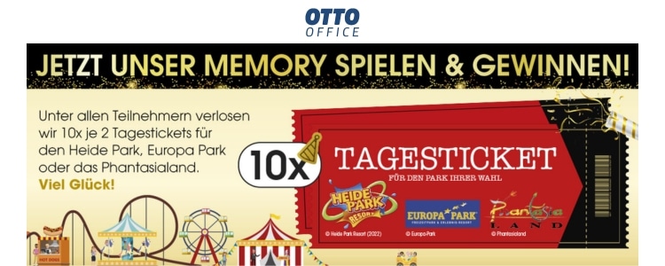 OTTO Office Gewinnspiel Freizeitpark
