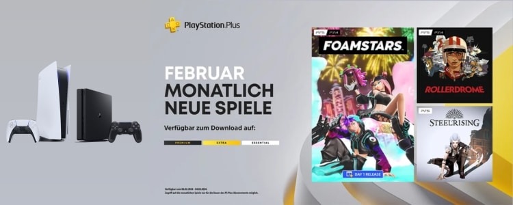 PlayStation Plus Februar 2024 Übersicht