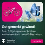 Telekom-Gewinnspiel im Frühling; Chance auf Outdoor-Preise