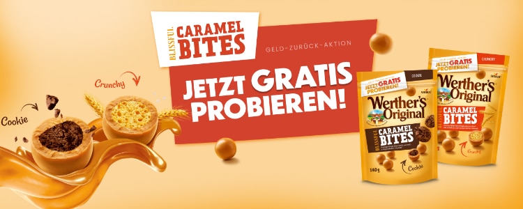 Werher's gratis testen; Caramel Bites