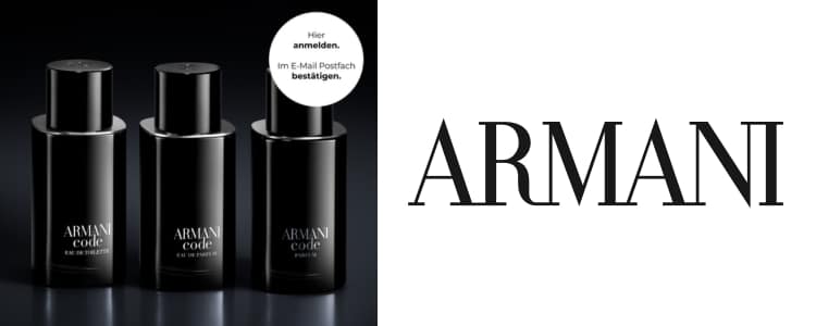 Gratis Duftprobe von Armani: Code Eau de Parfum