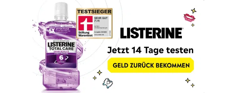 Listerine gratis testen