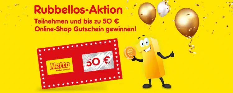 Netto Rubbellos-Gewinnspiel