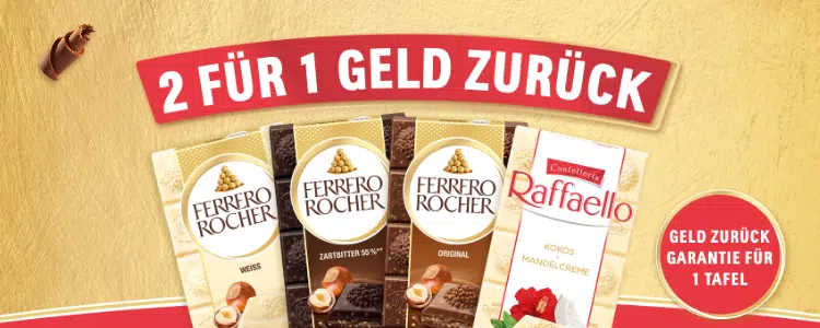 Ferrero Rocher Raffaello 2-für-1-Aktion