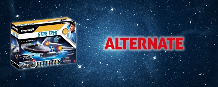 ALTERNATE Gewinnspiel: PLAYMOBIL-Set 70548 Star Trek - U.S.S. Enterprise NCC-1701