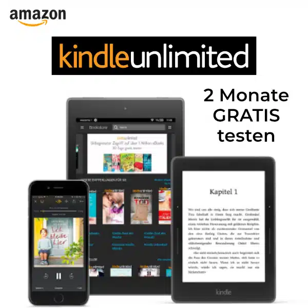 Amazon Kindle Unlimited 2 Monate gratis testen & 23,50€ sparen