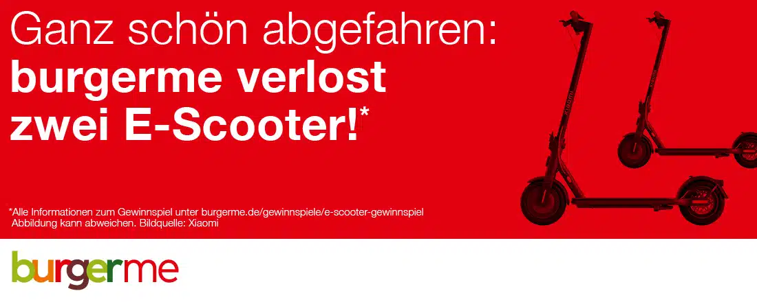 burgerme Gewinnspiel E-Roller