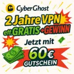 60€ Bonus für CyberGhost VPN