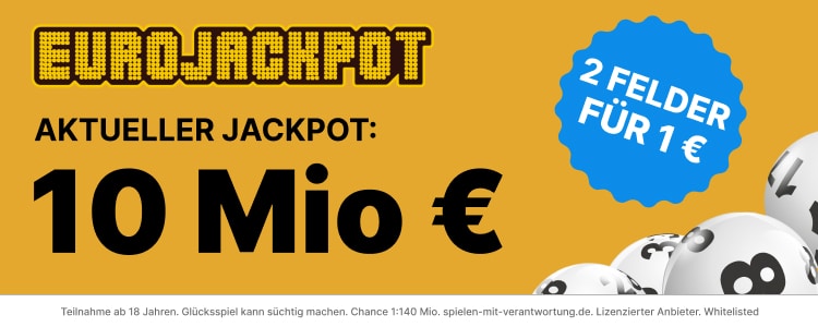 10 Mio € im Eurojackpot