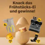 Frühstücksgewinnspiel von McDonald's; Preise; Ei