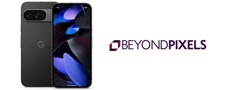 BeyondPixels Logo; Google Pixel 9