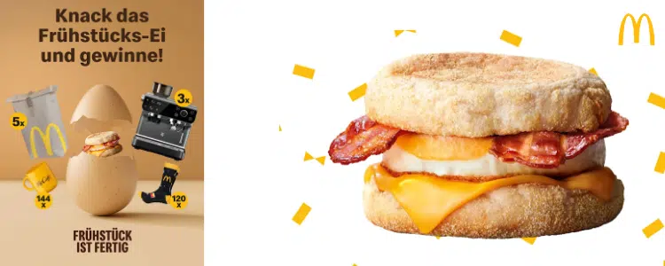 Frühstücksgewinnspiel von McDonald's; McDonald's Bacon & Egg