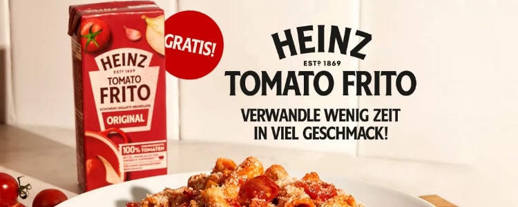 HEINZ Tomato Frito gratis testen
