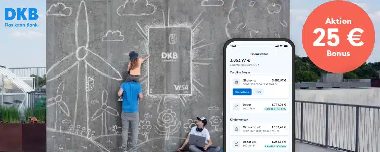 DKB Kinderkonto mit 25€ Bonus