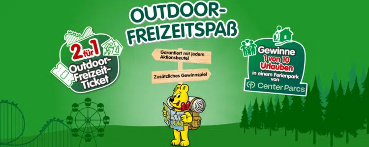 Haribo; Goldbär; 2-für-1-Tickets; Freizeitspaß