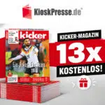 kioskpresse gratis kicker-Magazin