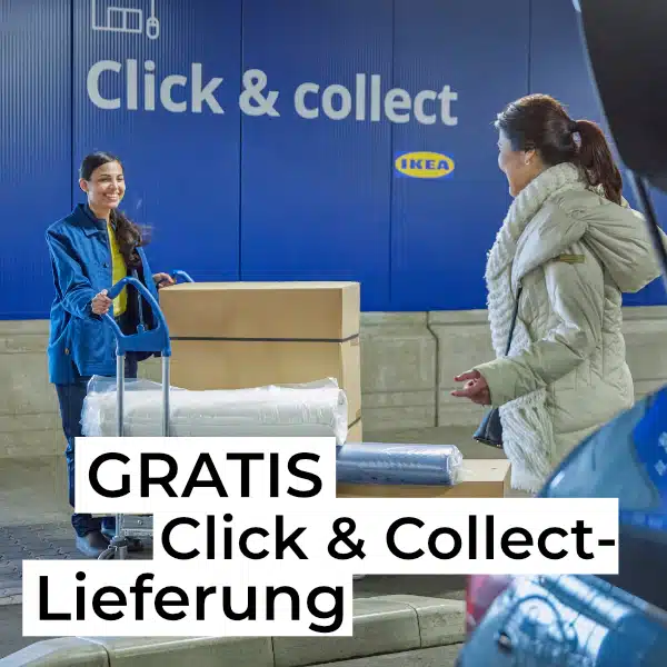 Gratis Click & CollectLieferung bei IKEA ab 50€ Bestellwert