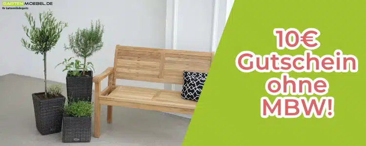 10€ Gutschein bei Gartenmoebel.de