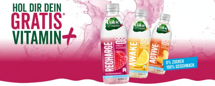 Volvic Vitamin+ gratis testen