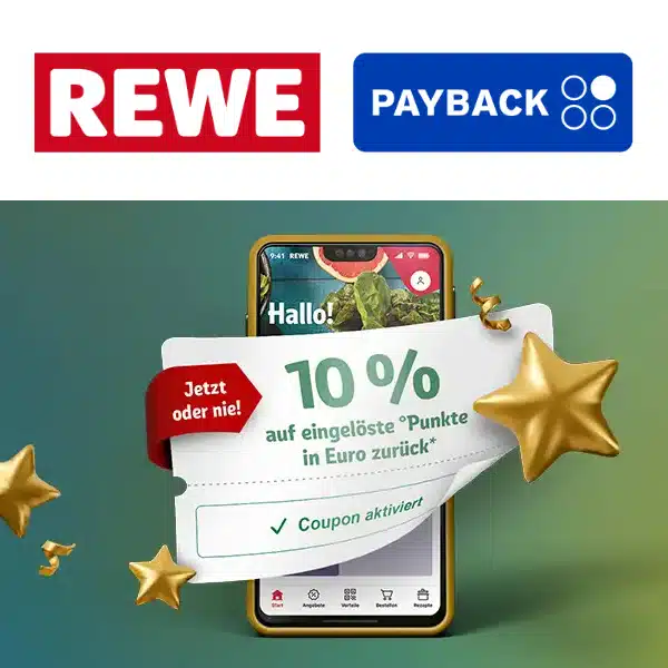 PaybackPunkte bei REWE einlösen & 10 zurückerhalten