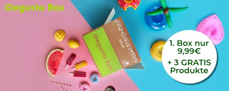 DegustaBox mit gratis Geschenken