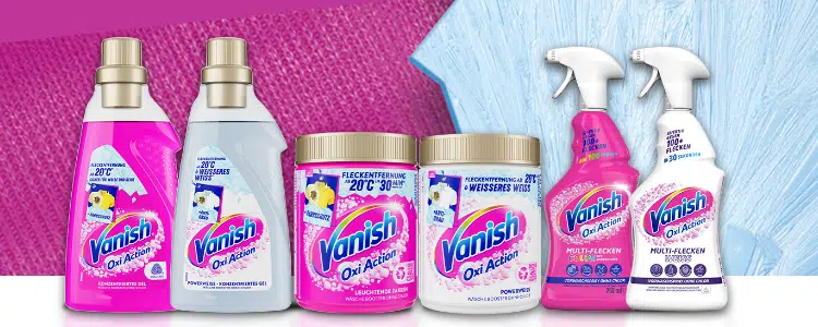 Vanish 5€ Geld zurück Aktionsprodukte