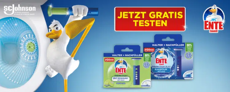 WC ente gratis testen