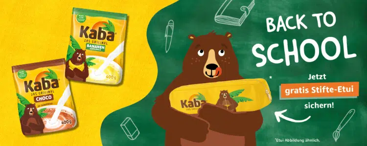 Gratis Stifte-Etui von Kaba
