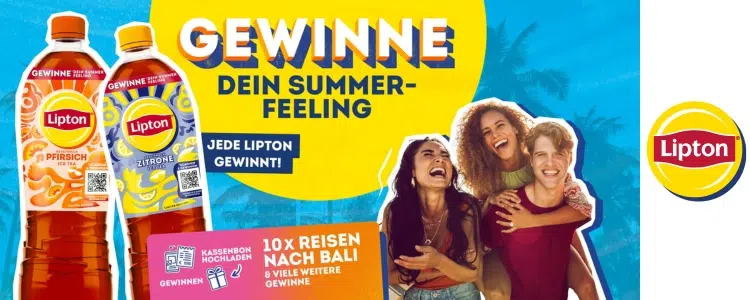 Lipton Gewinnspiel Bali-Reise