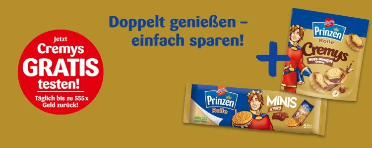 Prinzen Rolle Cremys gratis testen 2025