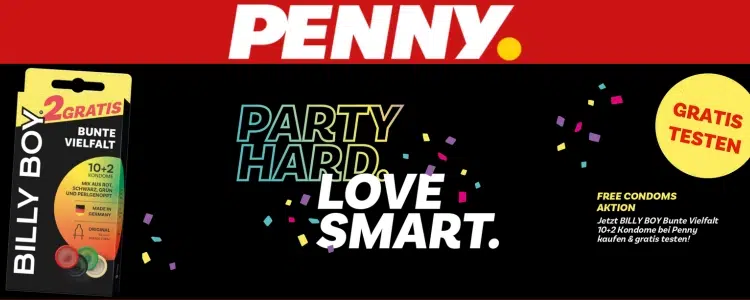 BILLY BOY Kondome gratis testen Penny