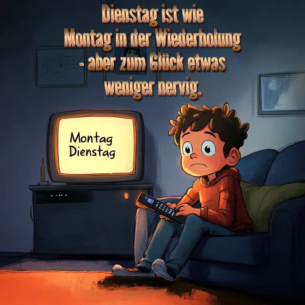 Kostenlose DienstagBilder mit Grüßen und lustigen Sprüchen Kostenlos.de