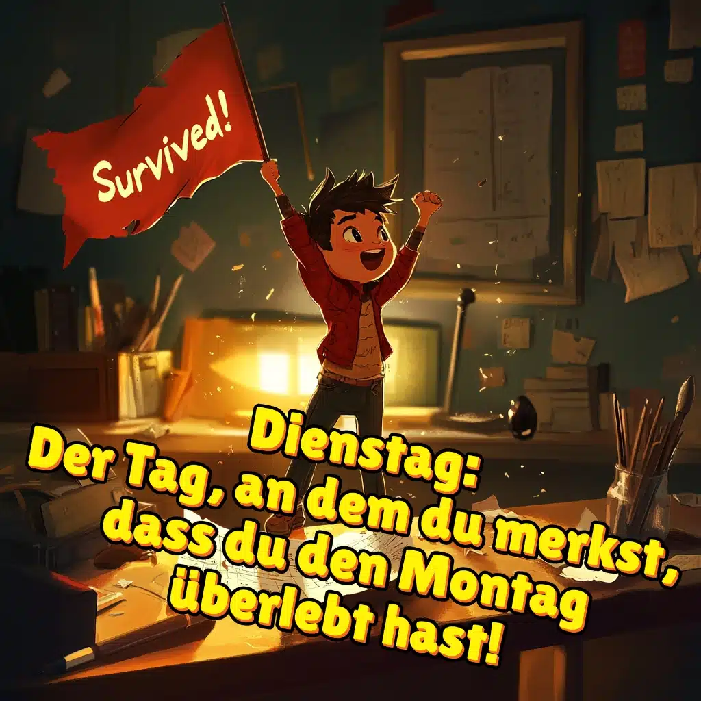 Kostenlose DienstagBilder mit Grüßen und lustigen Sprüchen Kostenlos.de