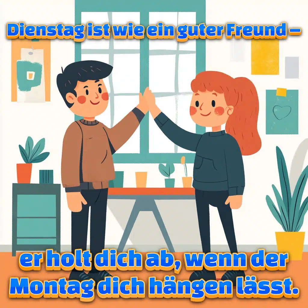 Kostenlose DienstagBilder mit Grüßen und lustigen Sprüchen Kostenlos.de